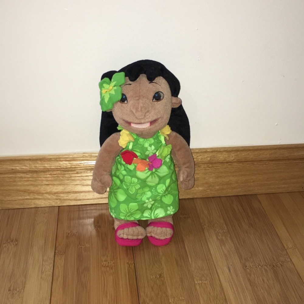 Disney Exclusive Lilo and Stitch - Lilo Wearing Hawaiian Green Dress Plush